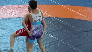 Wrestling  Ringen CJugend LM Sachsen 2022 Greco 42 kg [upl. by Hentrich]