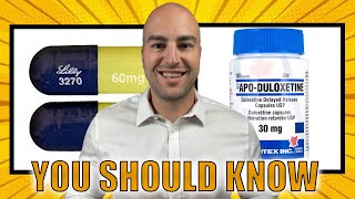 3 Things You Should Know Before Taking Duloxetine Cymbalta [upl. by Nogras315]