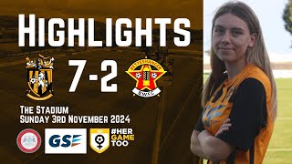 Highlights  Folkestone Invicta Women 72 Betteshanger Welfare Dev  SECWFL Kent Divisional Cup [upl. by Esile]