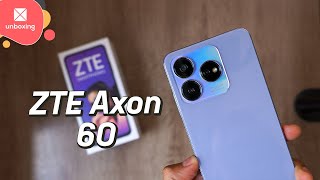 ZTE Axon 60  Unboxing [upl. by Nnanaej]