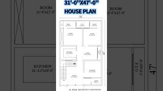 Spacious 2 Bedroom House Plan A Tour of the 31x47 Dream Home [upl. by Aeli]