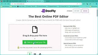 How to Fill Any PDF Form Online Using DocFly  Easy PDF Editing Tutorial [upl. by Schreiber]