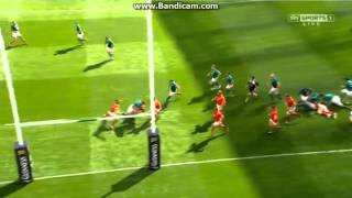 International Rugby Ireland vs Wales 29815 First Half Highlights [upl. by Hubing497]