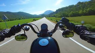 Harley Davidson Iron Onboard RAW Sound 4 [upl. by Ariaec]