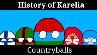 Between East and West  History of Karelia  Countryballs [upl. by Aimee]