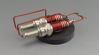 Top 10 amazing free energy generator with copper coil and spark plug [upl. by Iand]