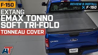 20152018 F150 Extang eMax Tonno Soft TriFold Tonneau Cover w 55 amp 65 Bed Review amp Install [upl. by Vogeley892]