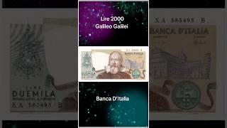 Lire 2000 Galileo Galilei 🇮🇹 Banca DItalia EuroMoneteDoc monete rare collection euro lire [upl. by Selhorst]