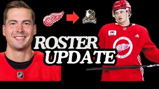 Justin Holl Heading to the AHL Red Wings Make Roster Cuts [upl. by Mcclelland507]