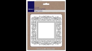 Top Tip  How to turn an embossing folder into a Frame using PCD287 Regal Frame amp Mica Magic [upl. by Yecnahc]