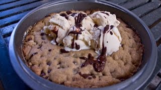 Easiest Deep Pan Chocolate Chip Pizookie  Rookie With a Cookie [upl. by Leon]