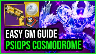 EASY Psiops Battleground Cosmodrome GM Nightfall Guide [upl. by Aicirtan]