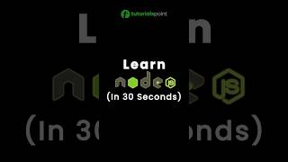 Learn Nodejs in 30 Seconds shorts nodejs [upl. by Maible]