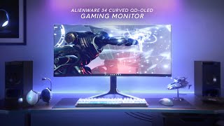 Alienware 34 Curved QDOLED Gaming Monitor AW3423DW  Product Highlights [upl. by Aronoff]