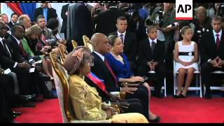 Inauguration of Michel Martelly as Haitian president [upl. by Gottfried]