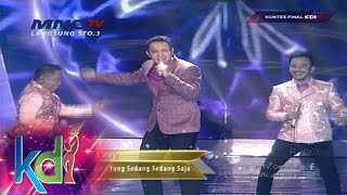 Gilang Dirga Narji feat Ruben Onsu quot Yang Sedang Sedang Saja quot Kontes Final KDI 2015 75 [upl. by Ahsitahs]