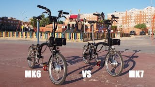 Brompton Electric MK6 Kit vs MK7 Kit [upl. by Biles]