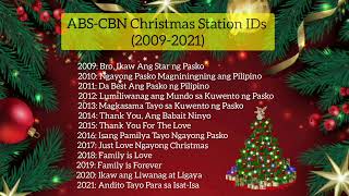 ABSCBN Christmas Station IDs 20092021 🎄🎄 [upl. by Leipzig649]