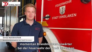 Feuerwehr Dinslaken Ausbildung zurzum Brandmeisterin [upl. by Nomyad]