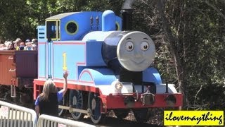 Riding a Real Thomas the Tank Engine Train Experience Highlights [upl. by Siugram387]