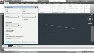 AutoCAD Tutorial  Defining a unit of measure [upl. by Kirk]