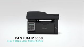 【Laser printer】 M6550 series  Monochrome Product Promotion  Pantum [upl. by Rowena562]