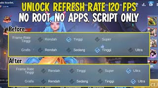 100 WORK   CARA UNLOCK REFRESH RATE ULTRA MOBILE LEGENDS TERBARU 2024 [upl. by Acirdna881]