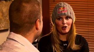 Moguls Interview with Olympic Champion Skier Lindsey Vonn 4 of 5 [upl. by Gweneth]