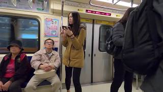 Taipei Taiwan Full MRT Metro Ride on Orange Zhonghe–Xinlu Line 台北捷運中和新蘆線︱橘線︱迴龍→南勢角 [upl. by Llerahs]