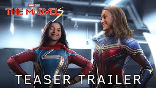 Marvel Studios THE MARVELS 2023 Teaser Trailer  Captain Marvel 2 Movie [upl. by Sedlik412]