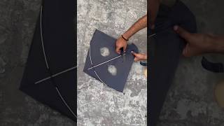 black kite making at home 💥bigkite kitelovers basant kiteflying making shidhumosewala [upl. by Durning561]