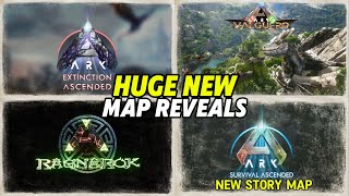 4 New Ark Map Reveals Extinction Ragnarok Valguero amp New Story Map Ark Survival Ascended [upl. by Caldwell]