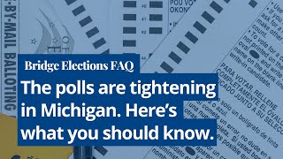 Michigan Election News Polls tighten Harris and Trump in Detroit and more [upl. by Noremac]