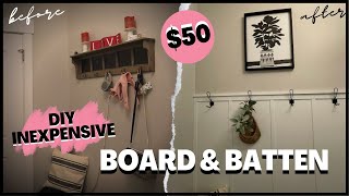 50 DIY Board and Batten WALL [upl. by Fabien]