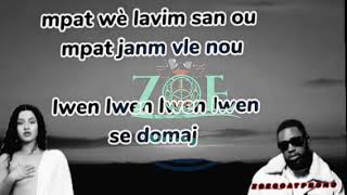 FATIMA NAN DLO feat OSWALD LYRICS VIDEO zoegoatpromo fatima oswald haitianmusic lyrics [upl. by Ethelyn]