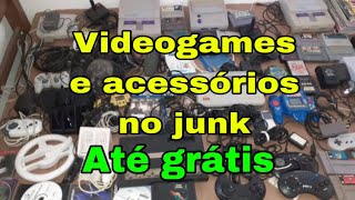 LOTE DE JUNK “ VIDEOGAMES “ BARATO Até itens GRÁTIS [upl. by Anastasia319]