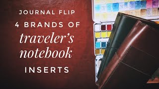 Comparing Four Brands Of Traveler’s Notebook Inserts [upl. by Leopoldeen]