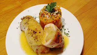 Muslos de pollo rellenos [upl. by Mairam785]