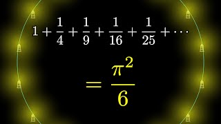 Why is pi here And why is it squared A geometric answer to the Basel problem [upl. by Asim809]