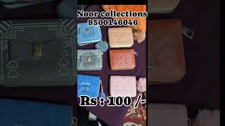 Noor Collections 💥 all types of purse 👛 Veritys available For affordable price ✨✨✨✨✨ [upl. by Drewett]