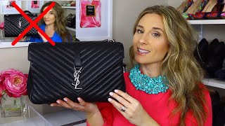 YSL LARGE COLLEGE BAG UNBOXING [upl. by Oberon]