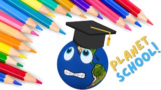 Planet School with Earth  Learn All about our Solar System  Space [upl. by Agrippina]