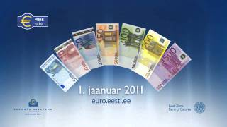 The euro in Estonia 1 jaanuar 2011  Eesti ühineb euroalaga [upl. by Warfore]