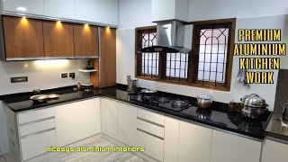 Aluminium kitchen cabinet work in Cochin Ernakulam [upl. by Aisatana]