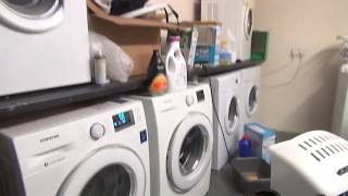 4 washing machines on at once [upl. by Celine]