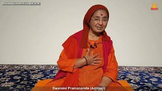 From being a seeker to a pilgrim of life  Swamini Pramananda Ammaji [upl. by Marylou116]