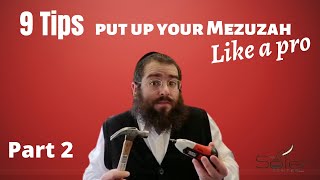 Who can put up  hang a Mezuzah When How high amp what position on the door do we mount the Mezuzah [upl. by Damiani]