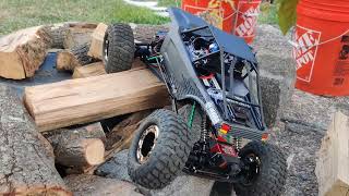 Danchee Ridgerock in a bind  Servo Upgrade Test  RC Crawling [upl. by Redleh]