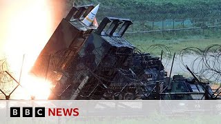 Russia says Ukraine fired USsupplied longrange missiles into country  BBC News [upl. by Enomed]