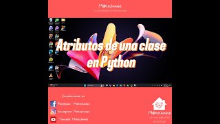 PYTHON Atributos de una clase en Python techno technology programming programacion [upl. by Wickner485]